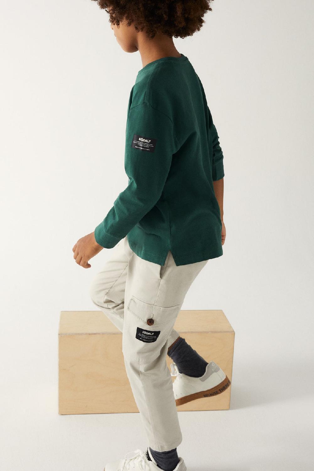 Ecoalf GREEN CREEPER LONG-SLEEVED T-SHIRT Tienda de fábrica