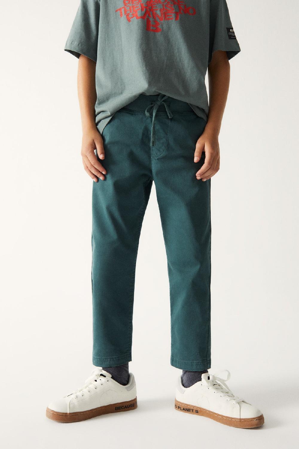 Ecoalf GREEN CHINORIB TROUSERS Precios de Black Friday