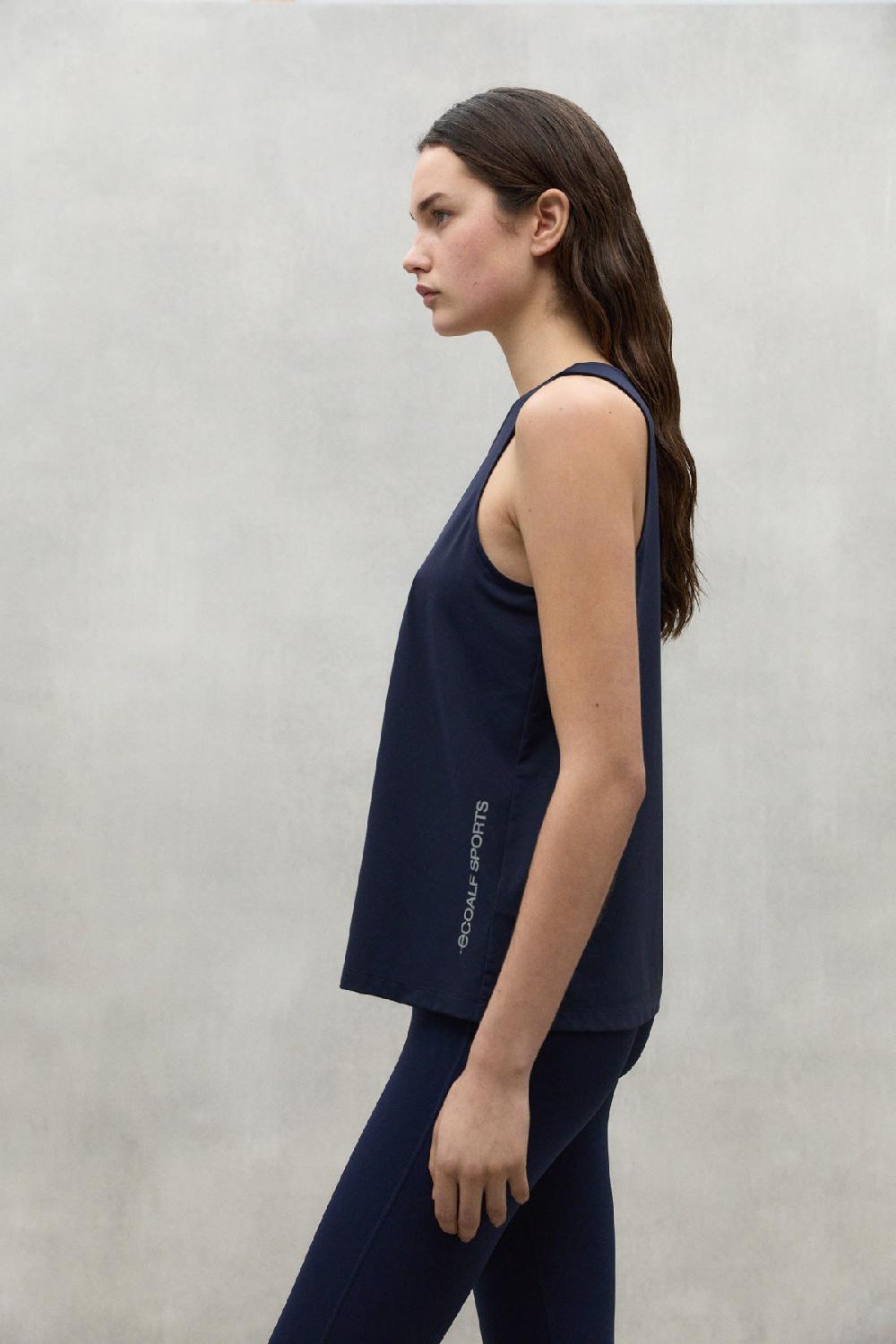 Ecoalf SEUL BLUE TANK TOP Liquidación