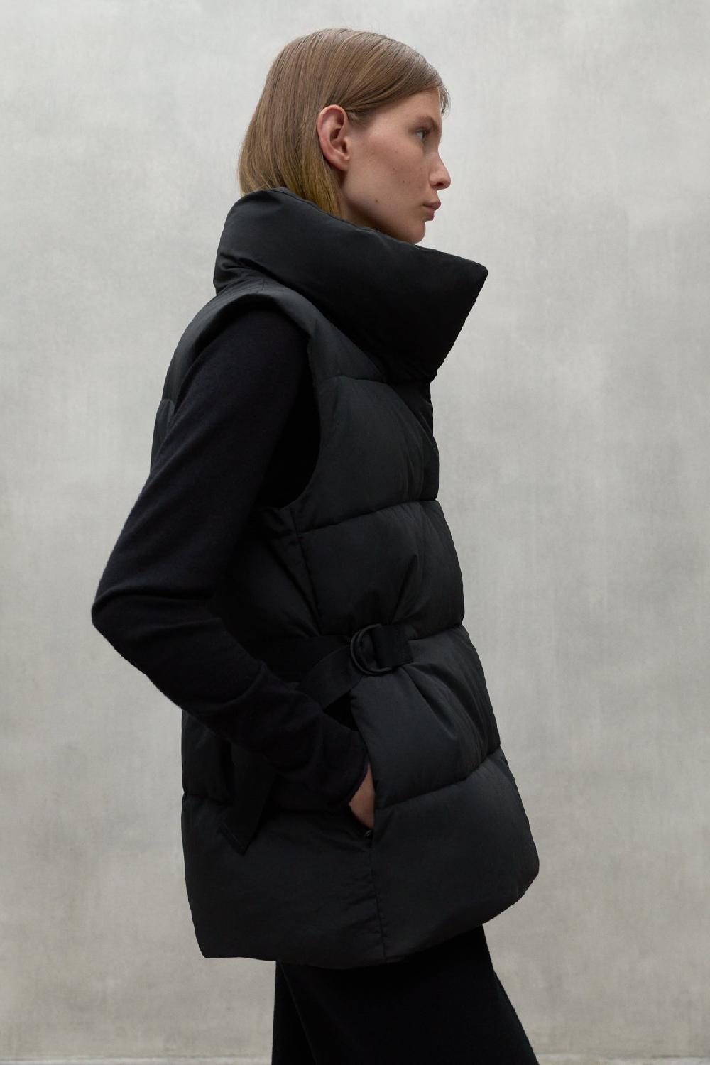 Ecoalf BLACK MISEN WAISTCOAT Solo queda un día