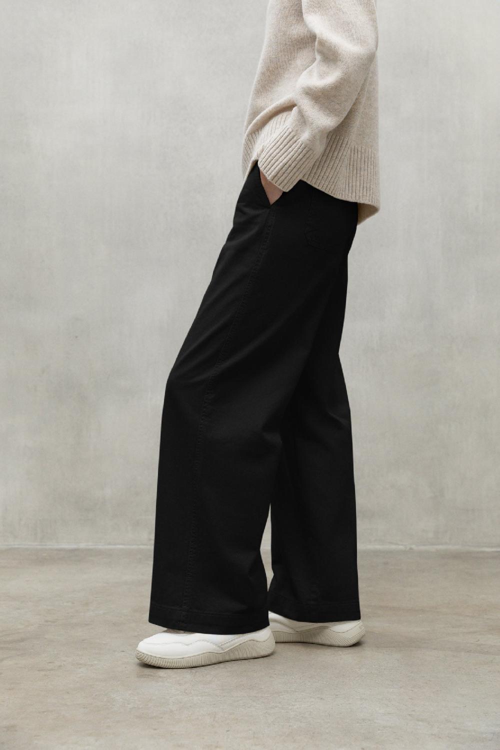 Ecoalf BLACK VALLS TROUSERS Tienda de fábrica