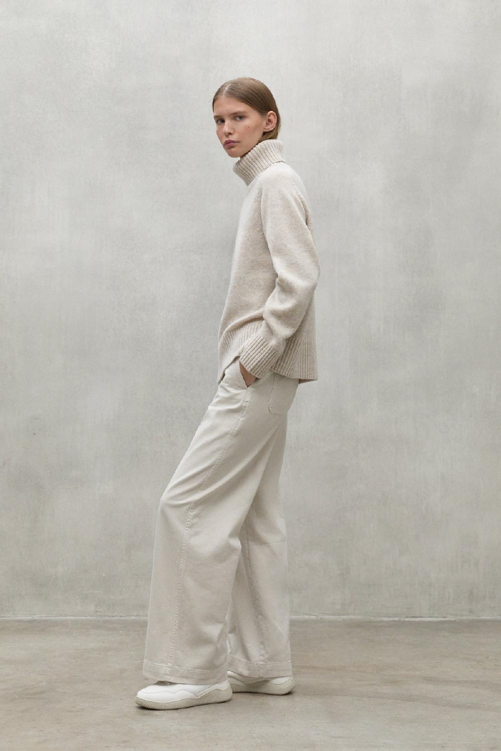 Ecoalf LIGHT BEIGE VALLS TROUSERS Ahorra y exporta
