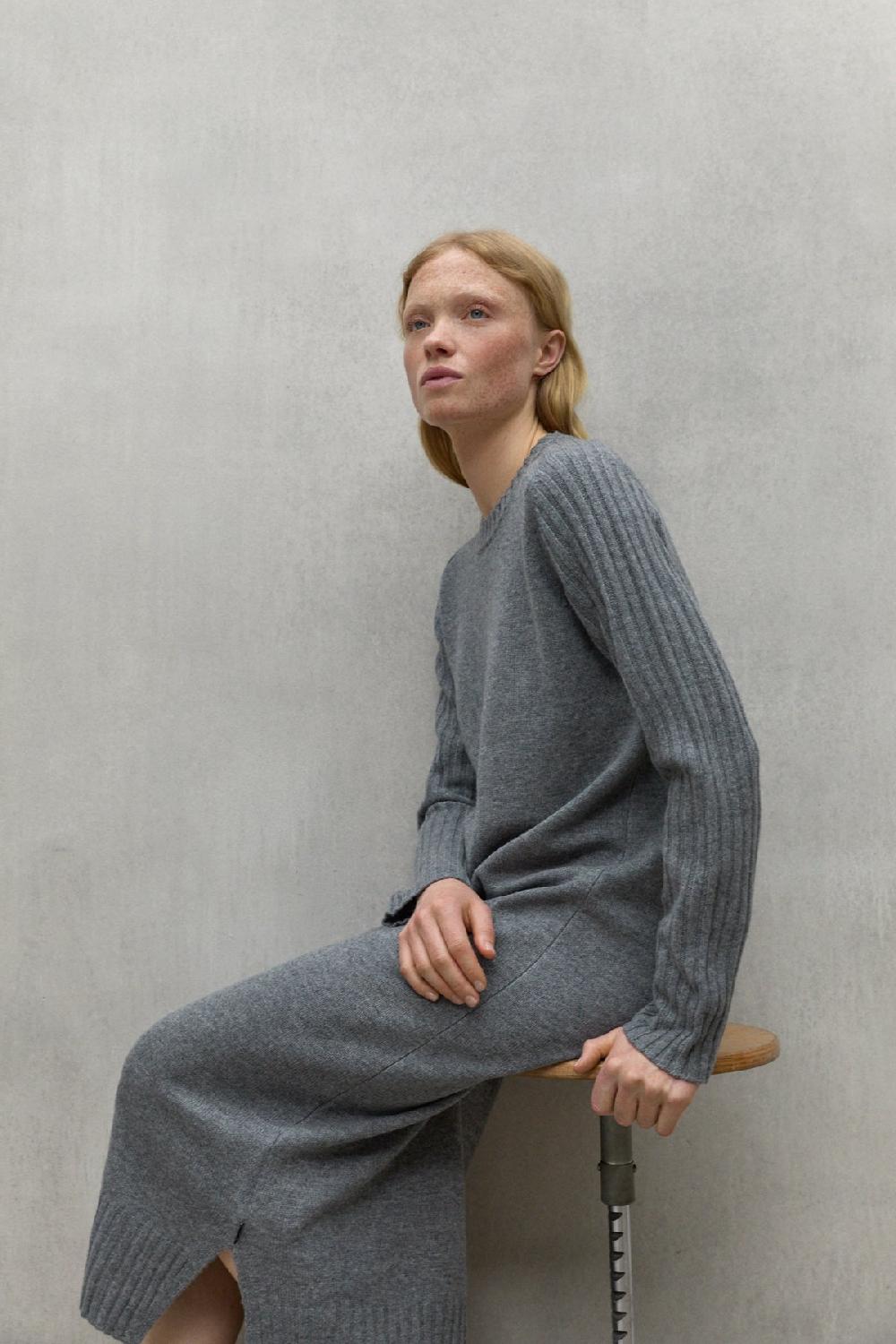 Ecoalf GREY EUCALIPTO DRESS Última moda