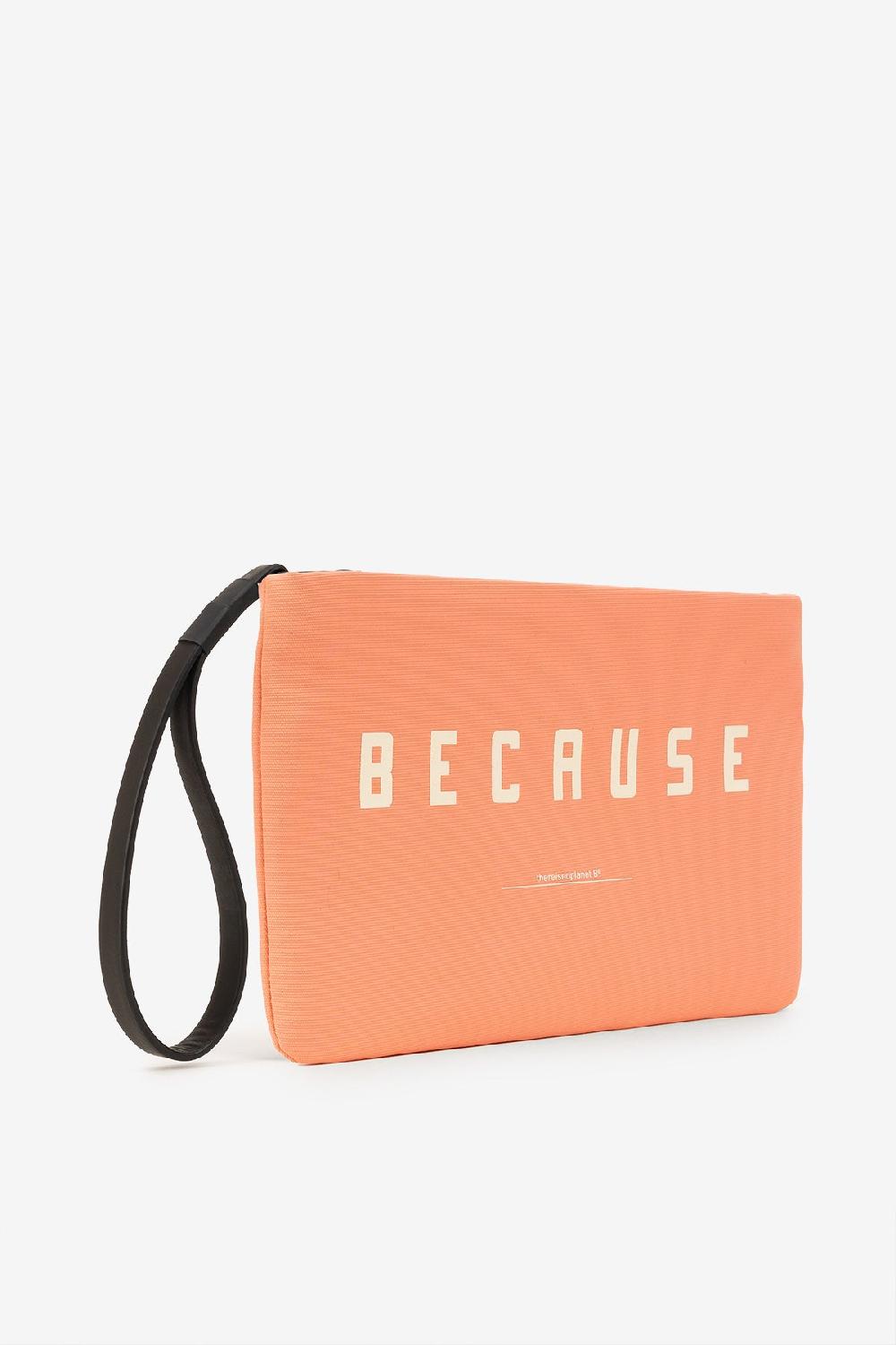 Ecoalf ORANGE LUPITA HANDBAG WITH MESSAGE Ofertas
