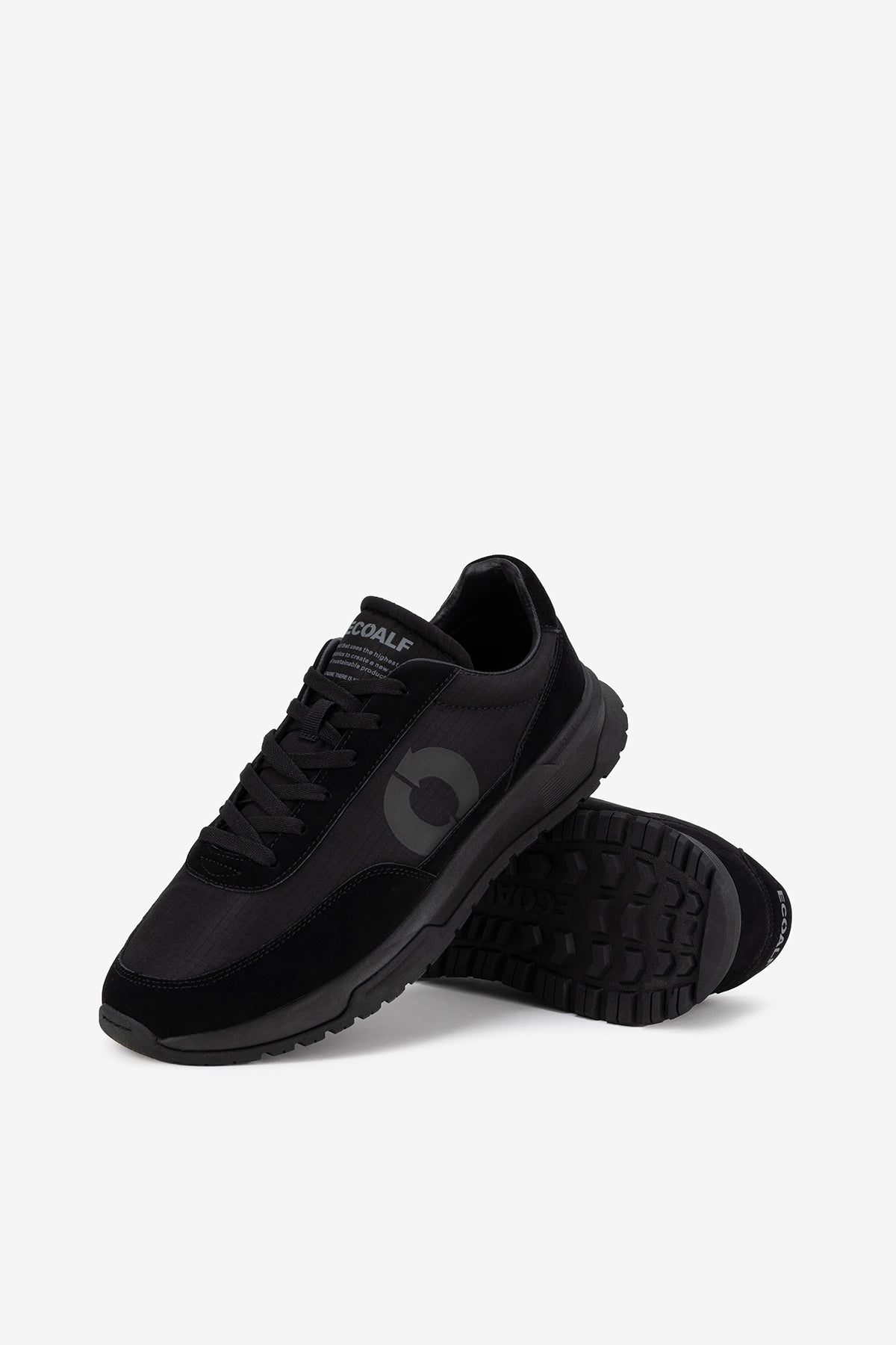 Ecoalf BLACK VENTURA TRAINERS En oferta