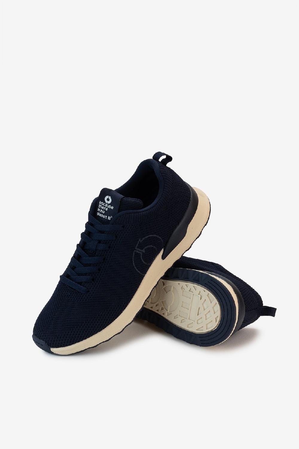 Ecoalf NAVY BLUE KNITTED CONDE TRAINERS Oferta exclusiva
