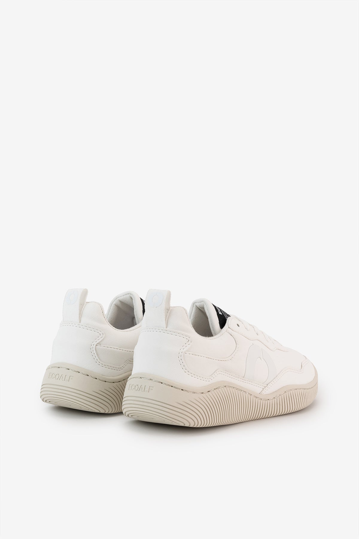 Ecoalf WHITE SYNTHETIC LEATHER ALCUDIA TRAINERS Ofertas de temporada