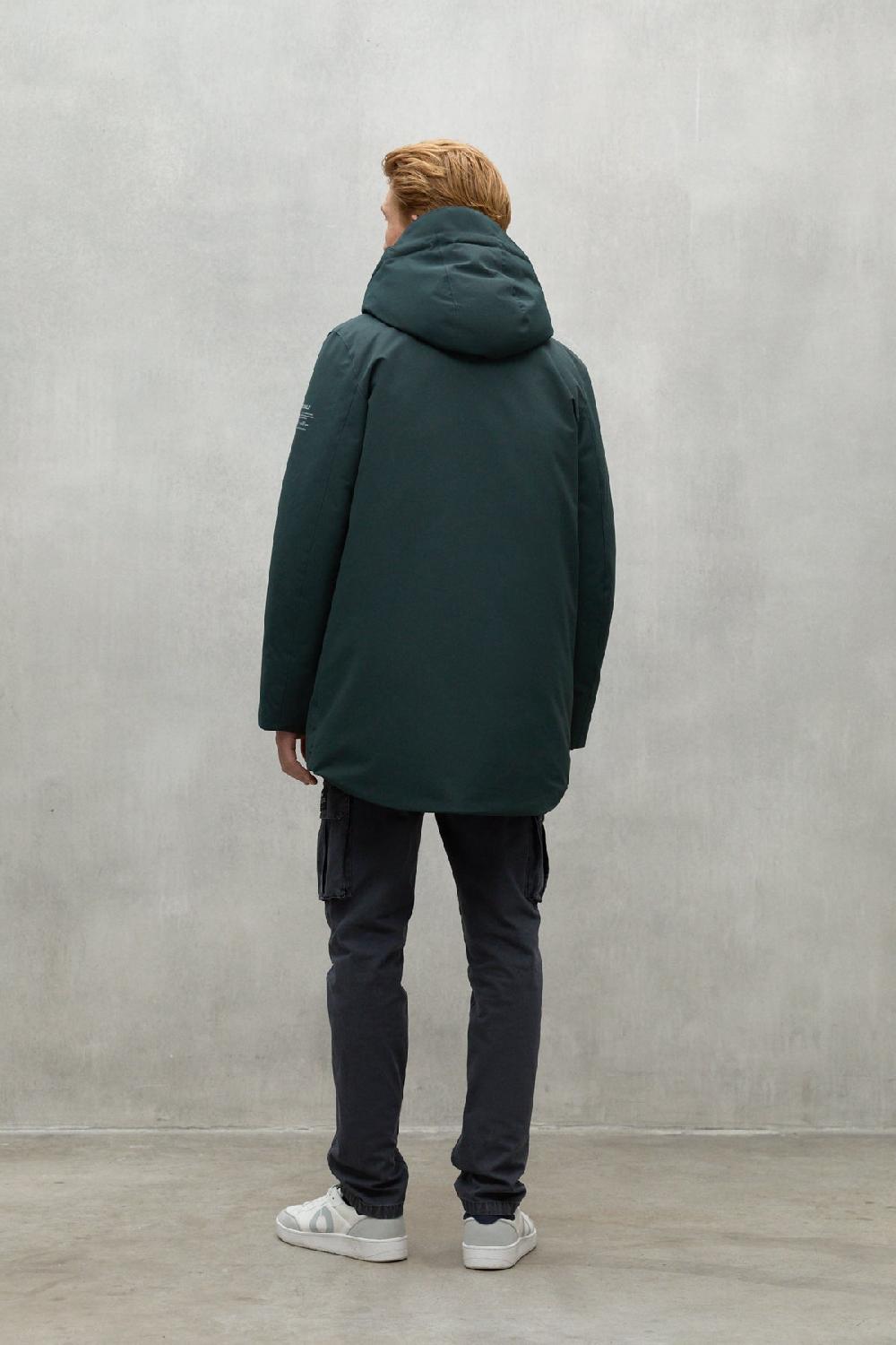 Ecoalf DARK GREEN PARKO COAT Descuento