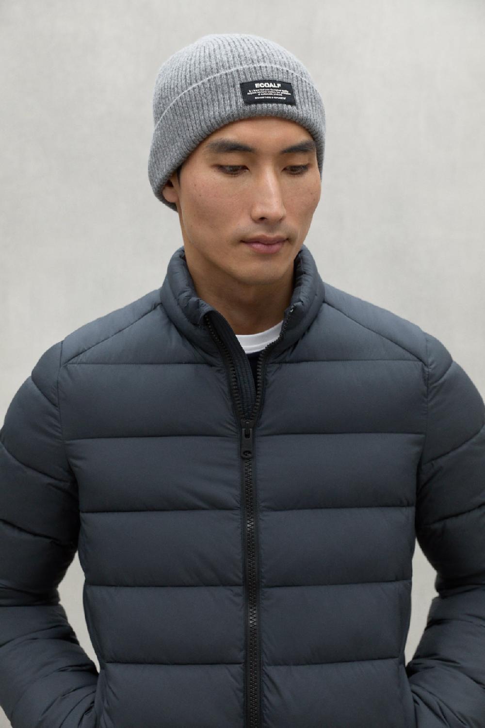 Ecoalf DARK GREY BERET JACKET Mejor oferta