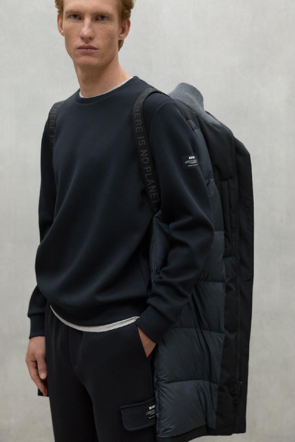 Ecoalf BLACK NOSHAQ COAT Envío gratis