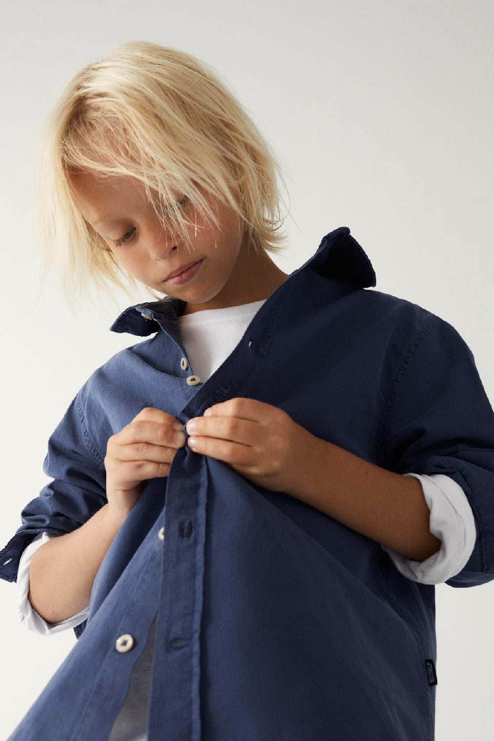 Ecoalf BLUE ANTEJO SHIRT Ofertas de temporada