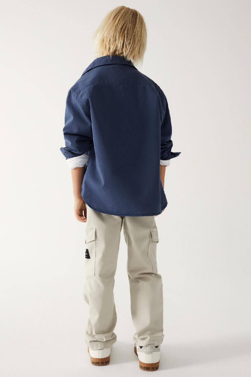 Ecoalf BLUE ANTEJO SHIRT Ofertas de temporada