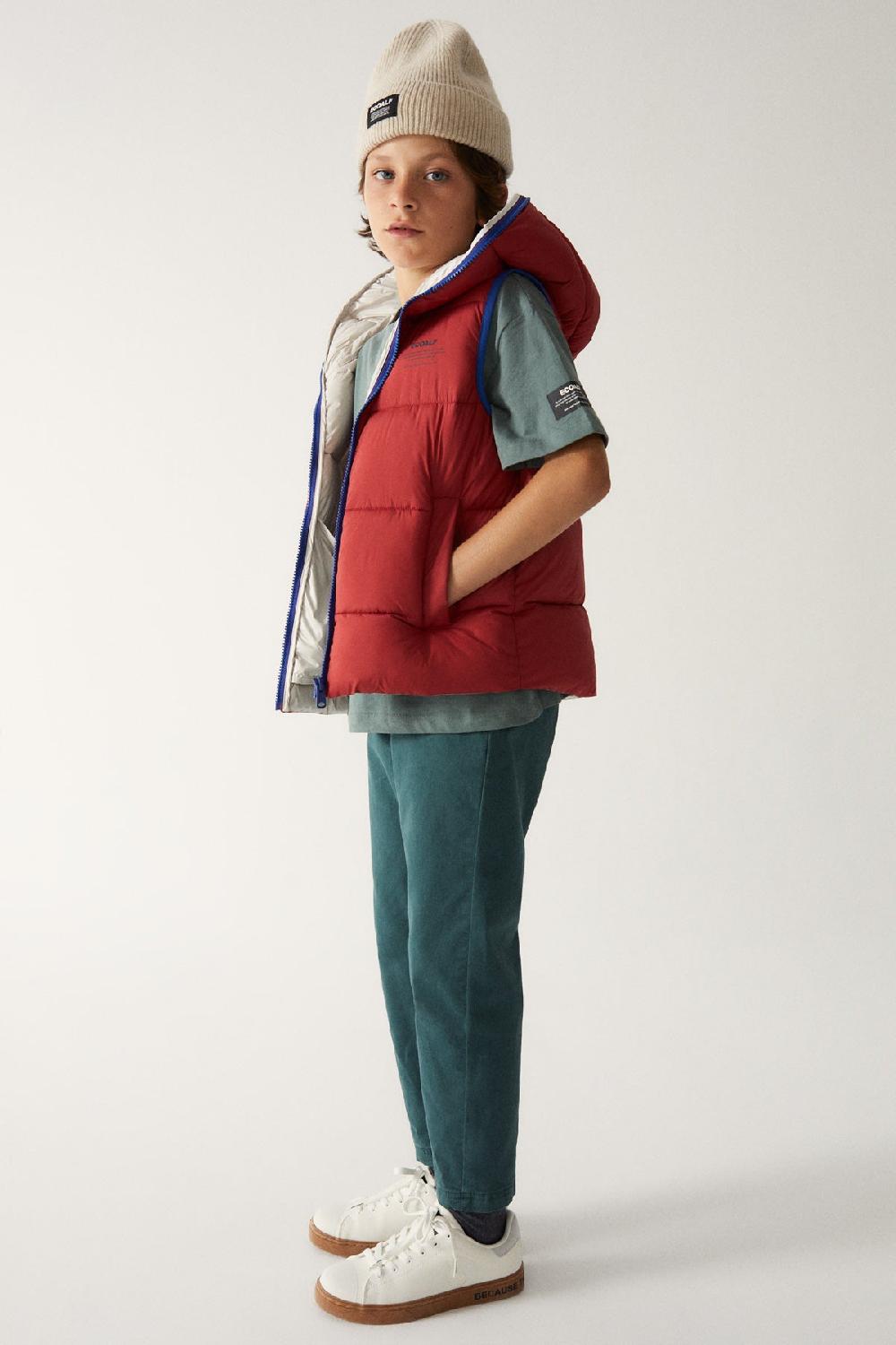 Ecoalf RED ZIPPY VEST Grandes ahorros