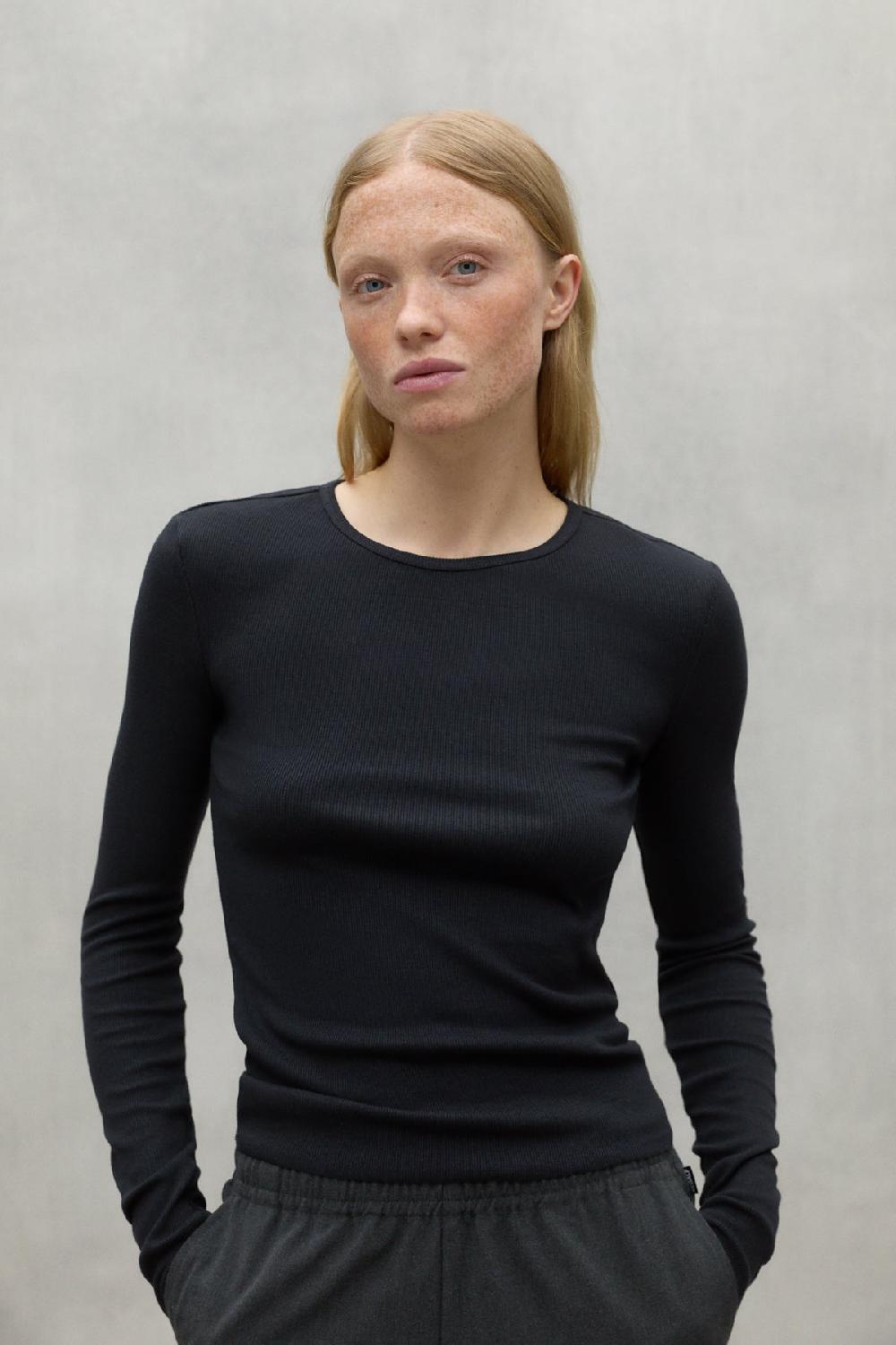 Ecoalf BLACK SINES T-SHIRT Oferta especial