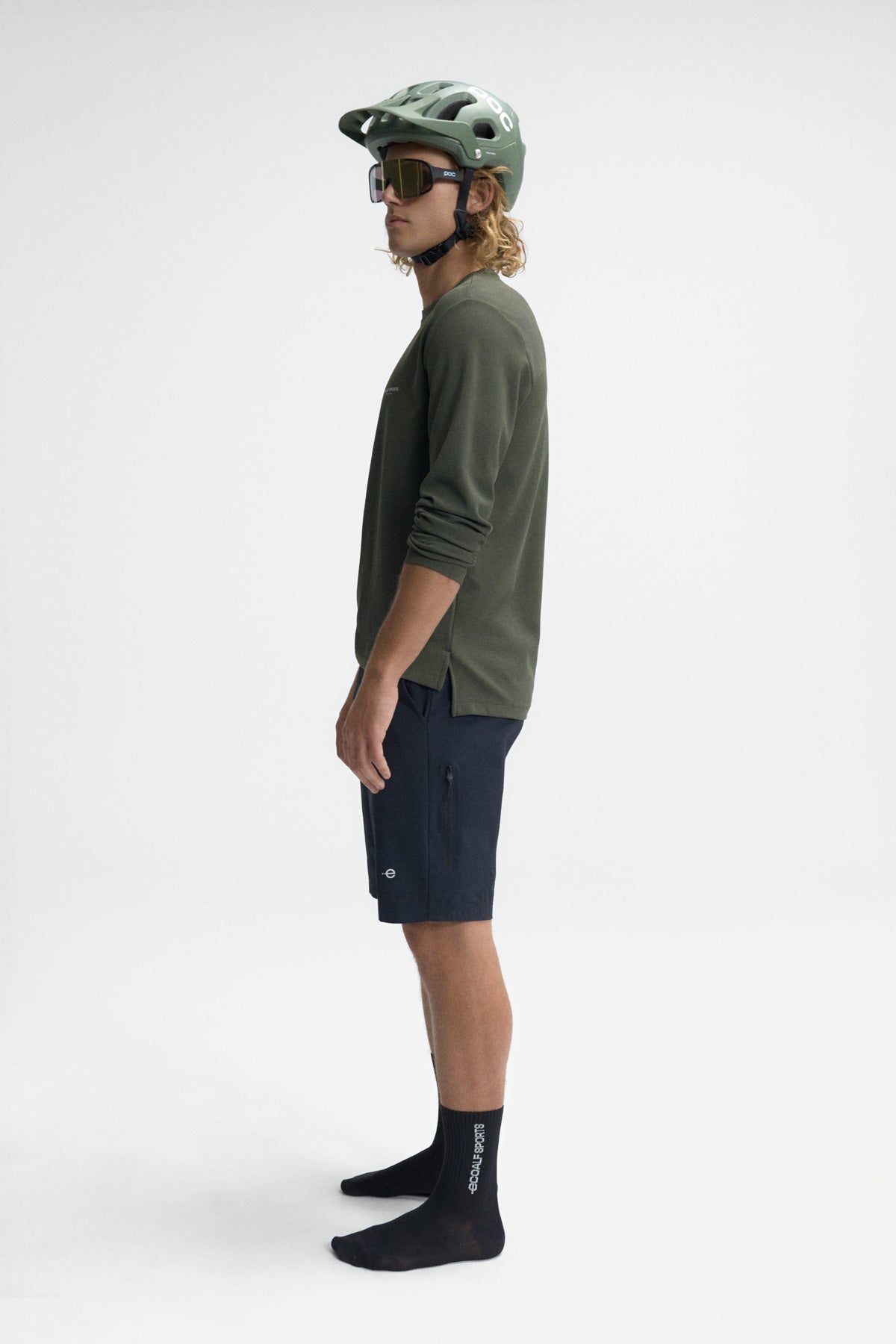 Ecoalf VAL EXPLORER LONG SLEEVE T-SHIRT UNISEX GREEN Oferta exclusiva
