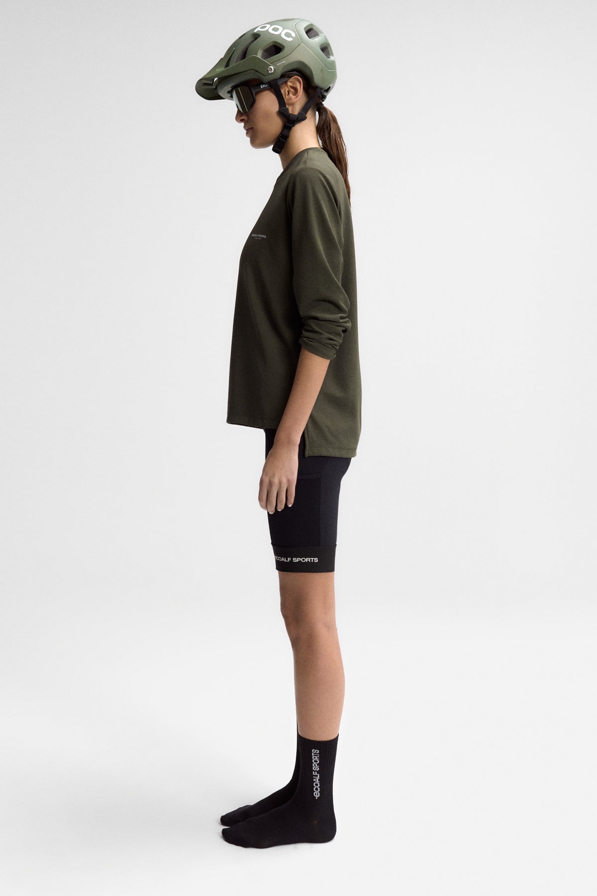 Ecoalf VAL EXPLORER LONG SLEEVE T-SHIRT UNISEX GREEN Oferta exclusiva