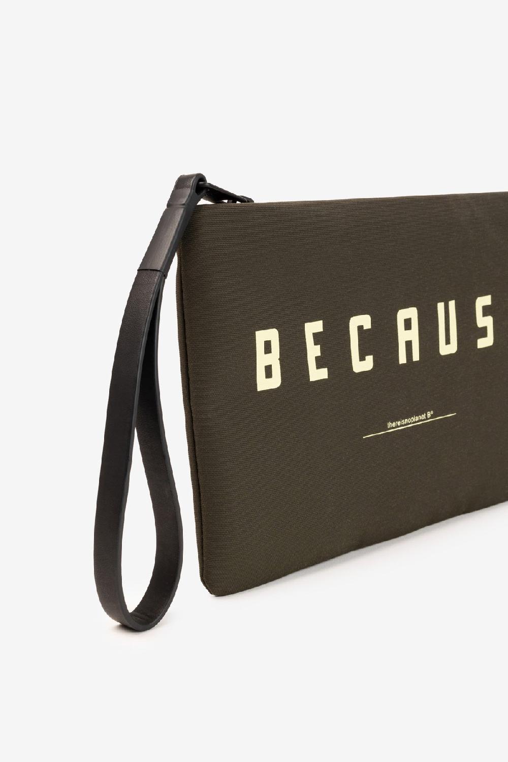 Ecoalf GREEN LUPITA HANDBAG WITH MESSAGE Devoluciones gratuitas
