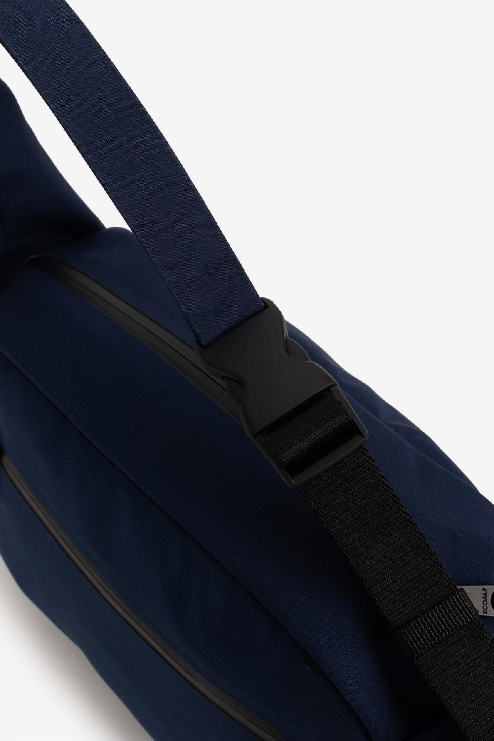 Ecoalf NAVY BLUE BONDED HOBO BAG Rebajas