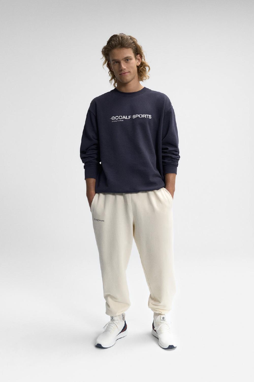 Ecoalf CALIFORNIA UNISEX PANTS WHITE Oferta especial