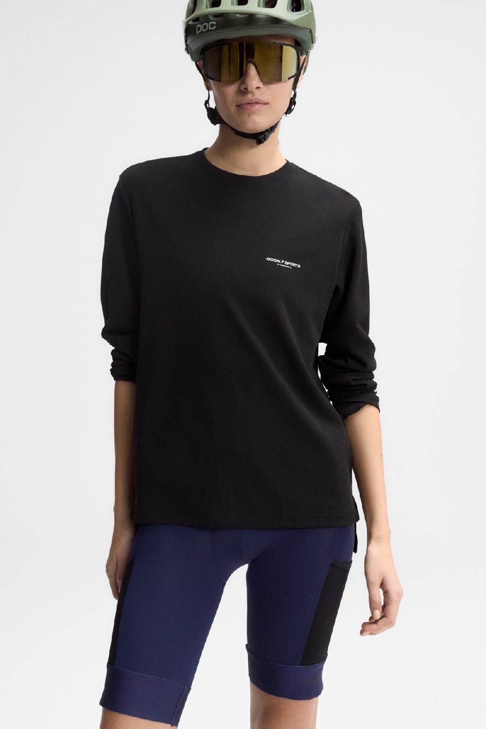Ecoalf VAL EXPLORER LONG SLEEVE T-SHIRT UNISEX BLACK Solo hoy
