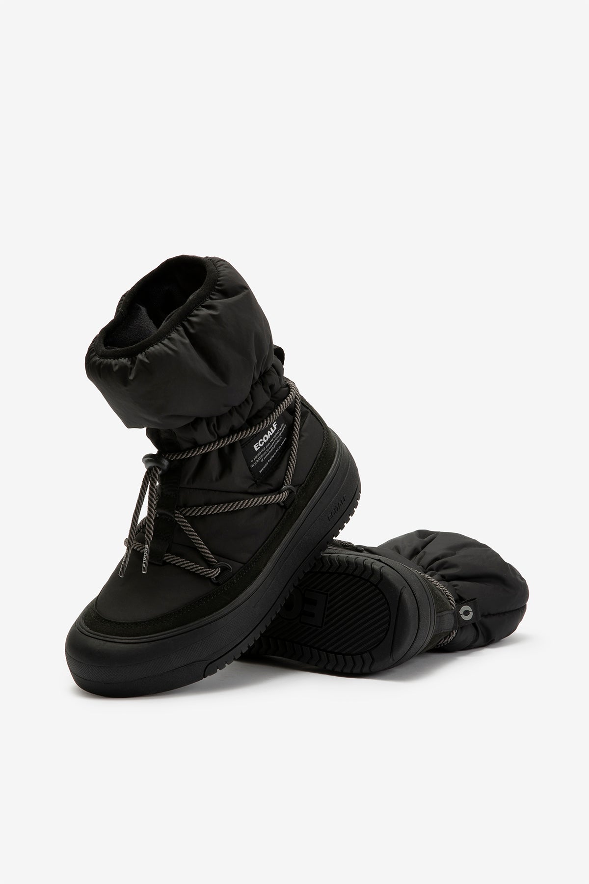 Ecoalf BLACK BERING BOOTS Grandes descuentos