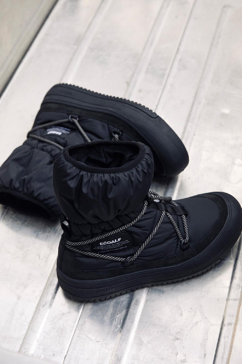 Ecoalf BLACK BERING BOOTS Grandes descuentos