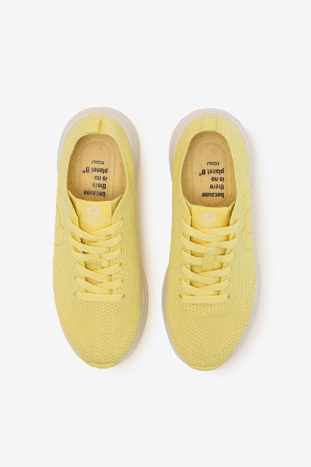Ecoalf YELLOW CONDE KNITTED TRAINERS En oferta