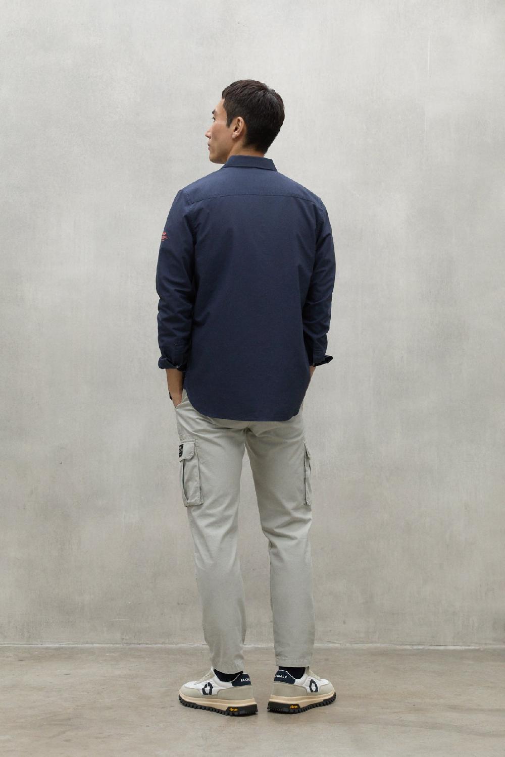Ecoalf NAVY BLUE ANTONIO SHIRT Rebajas top