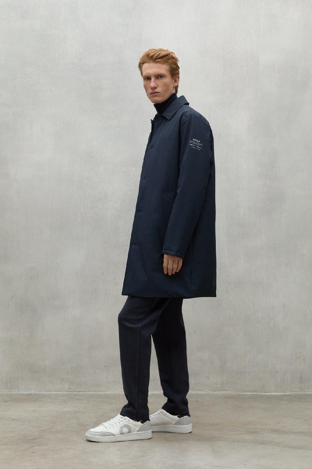 Ecoalf NAVY BLUE HAMPSHIRE COAT Envío gratis
