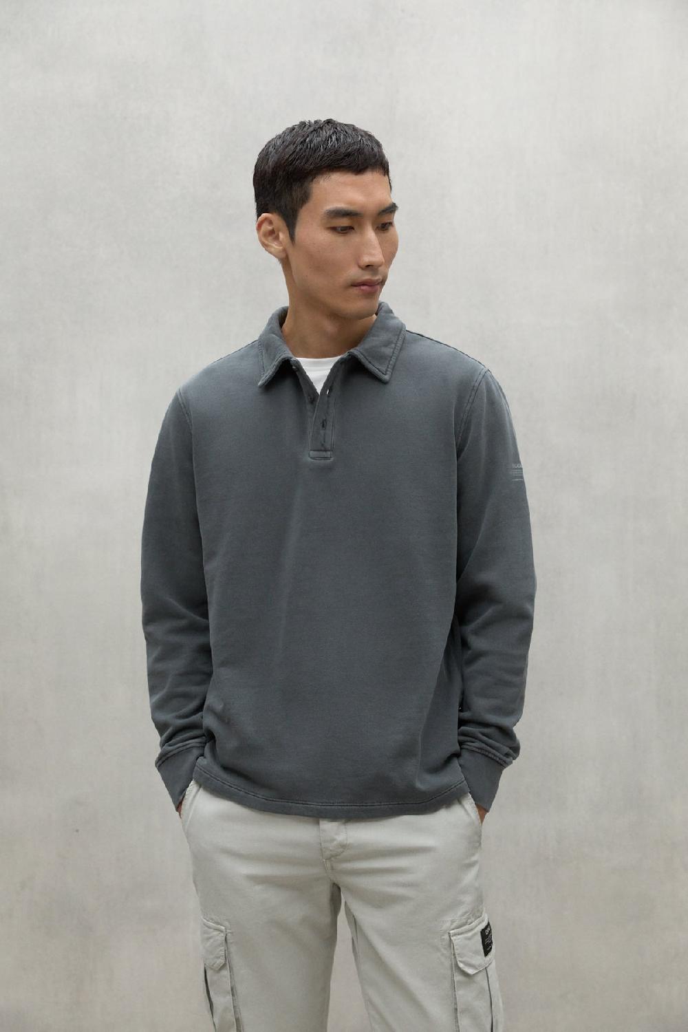 Ecoalf LUCAS POLO DARK GREY Precio de fábrica