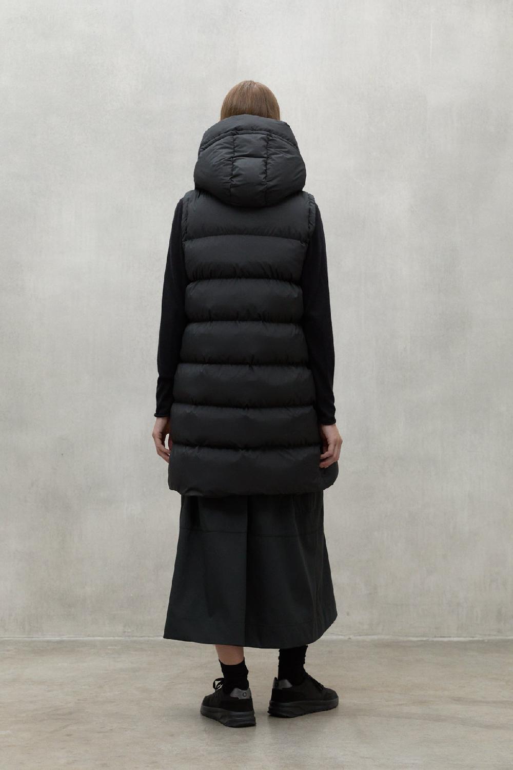 Ecoalf BLACK MANLIE WAISTCOAT Liquidación