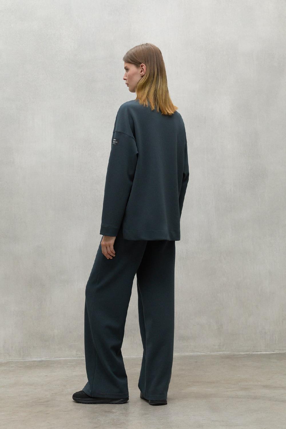 Ecoalf DARK GREEN MAIA SWEATSHIRT Descuentos del mes