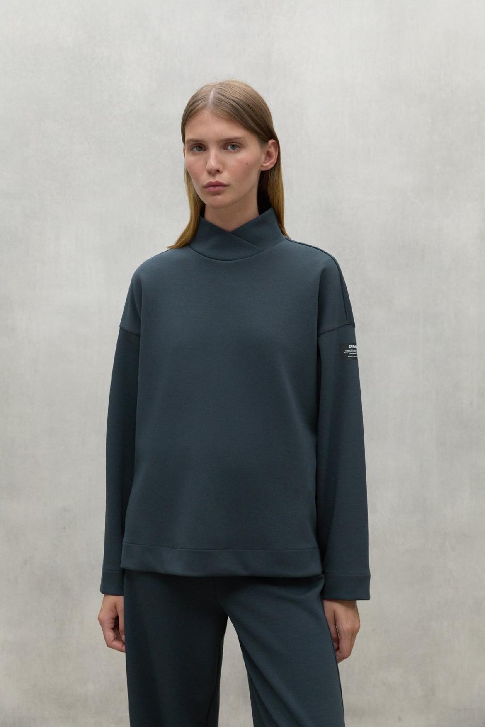 Ecoalf DARK GREEN MAIA SWEATSHIRT Descuentos del mes