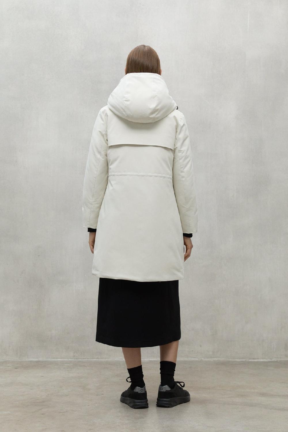 Ecoalf WHITE GLAMOUR COAT Oferta exclusiva