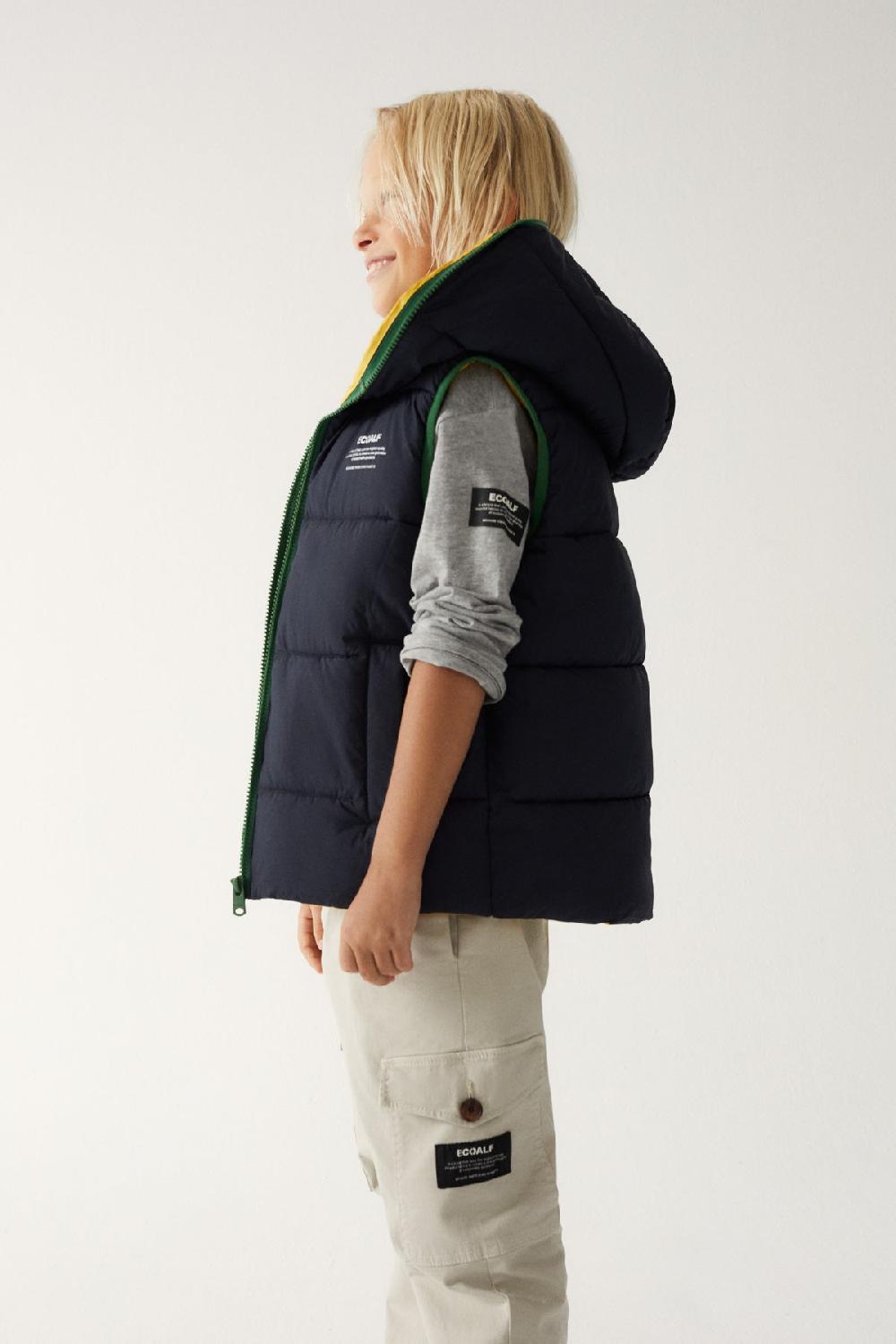 Ecoalf BLUE ZIPPY VEST Devoluciones gratuitas