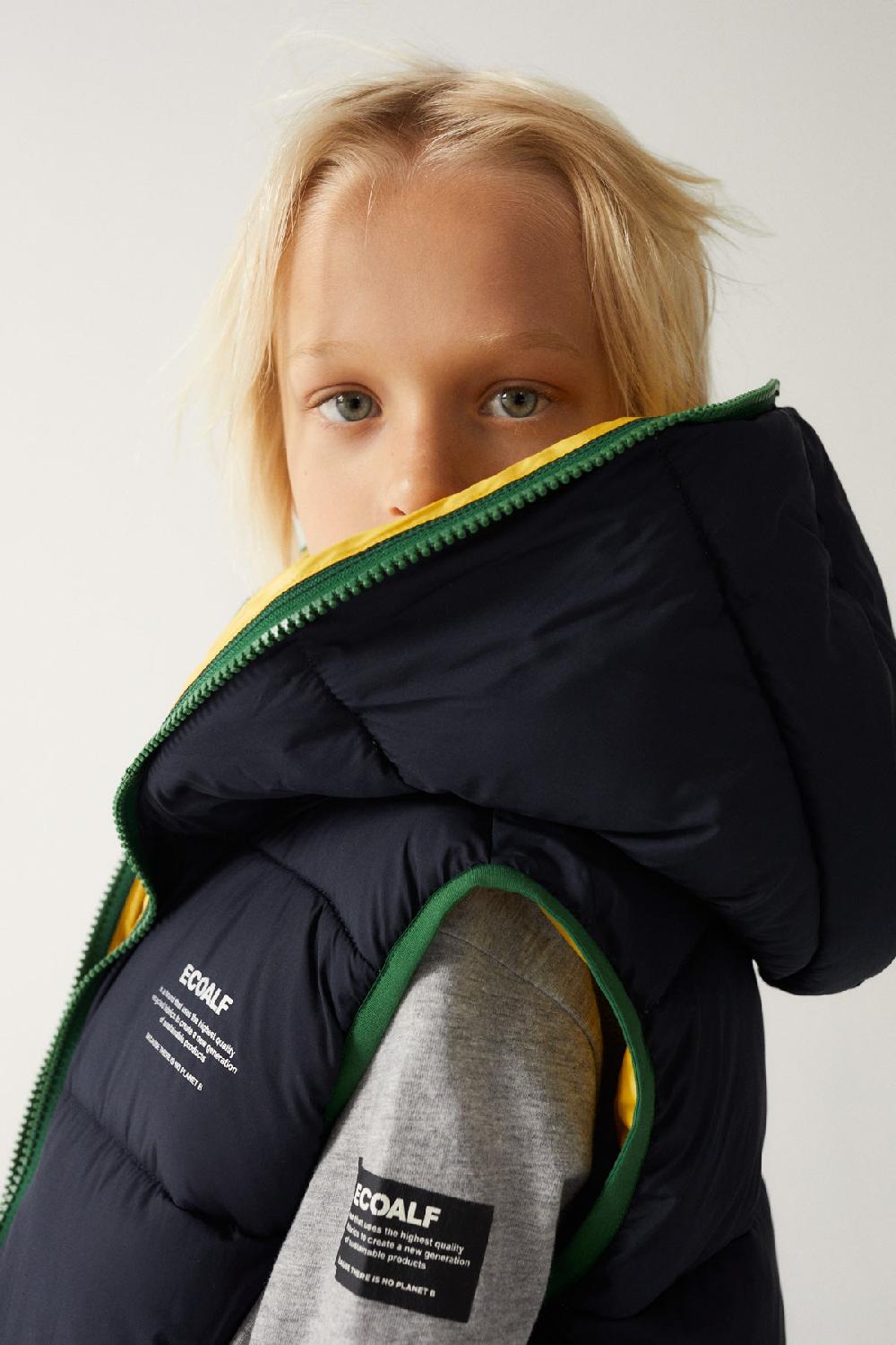 Ecoalf BLUE ZIPPY VEST Devoluciones gratuitas