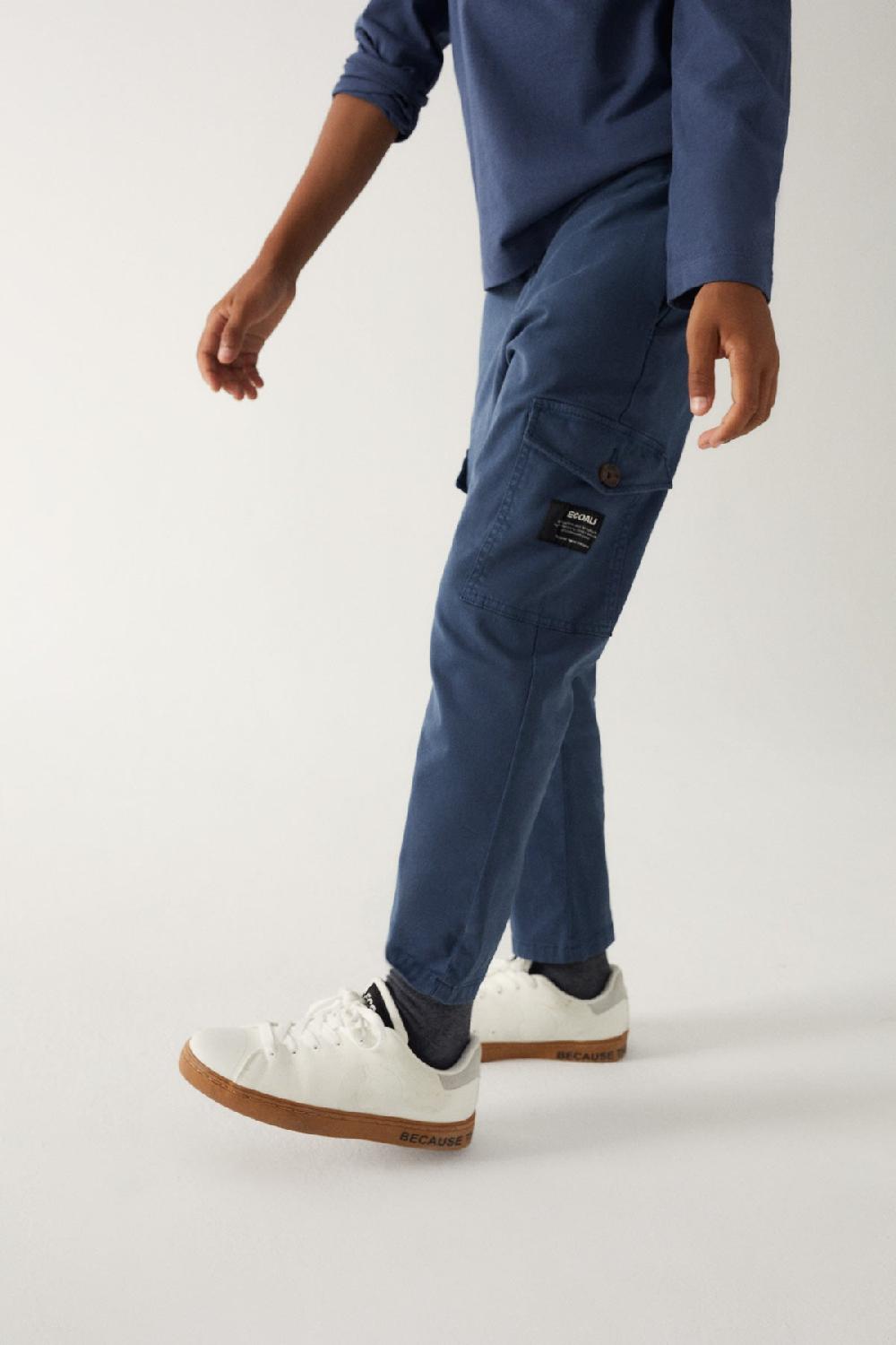 Ecoalf BLUE ROS TROUSERS Gran oferta