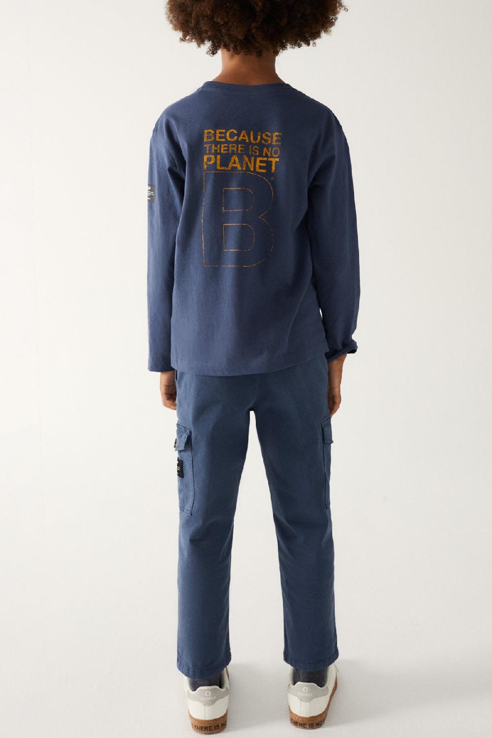 Ecoalf BLUE ROS TROUSERS Gran oferta