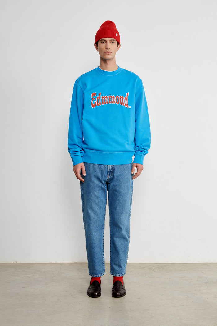 Edmmond studios CURLY SWEATER BLUE Oferta especial
