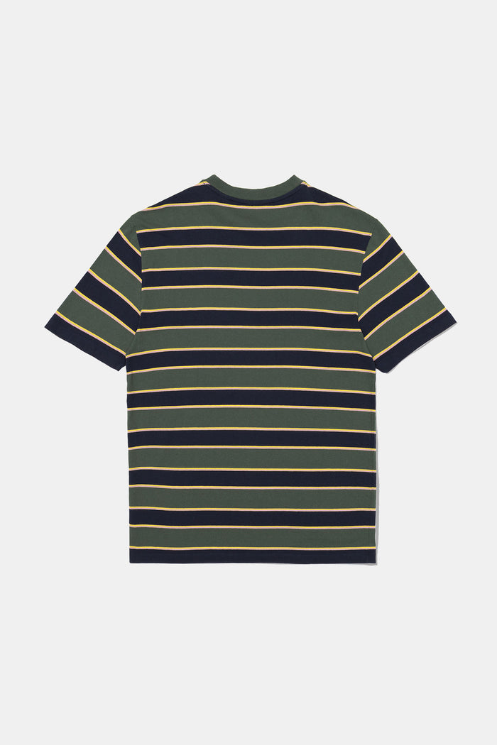 Edmmond studios MINI LOGO STRIPES DK GREEN Devoluciones gratuitas