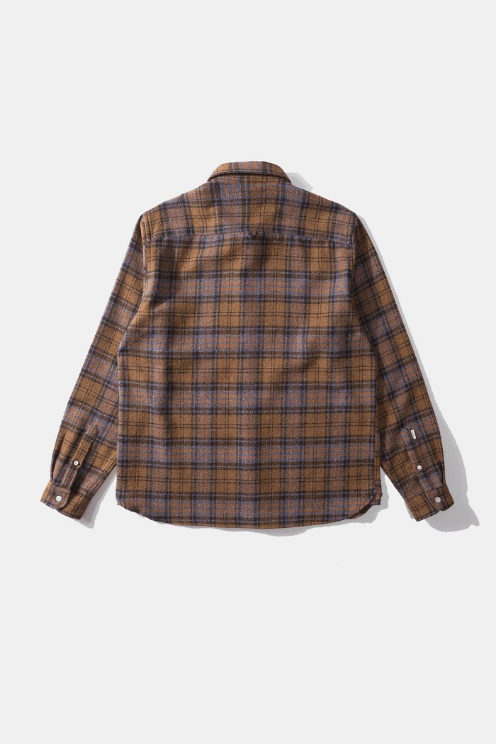 Edmmond studios CHASING SUNSET SHIRT CHOCOLATE Ahorra y exporta