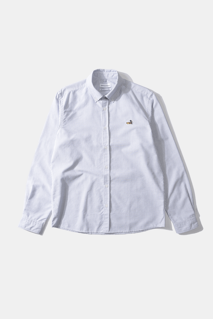 Edmmond studios BD STRIPED SHIRT DUCK EDITION NAVY