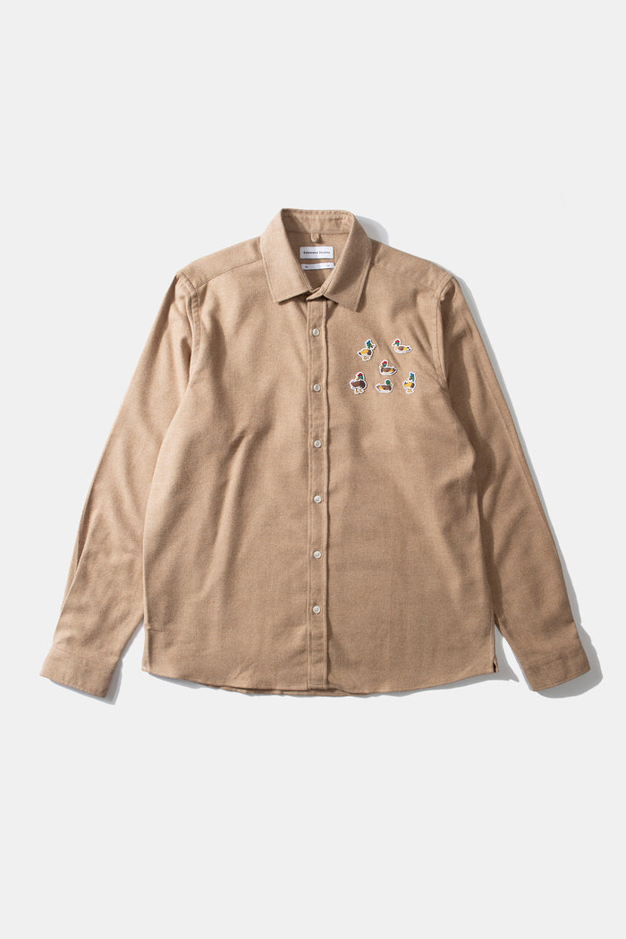 Edmmond studios 10 YEARS SHIRT BROWN