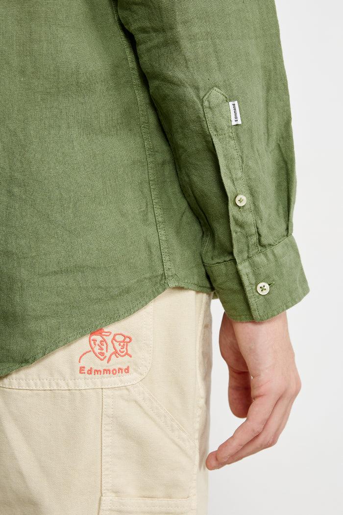 Edmmond studios LINEN SHIRT OLIVE 2025