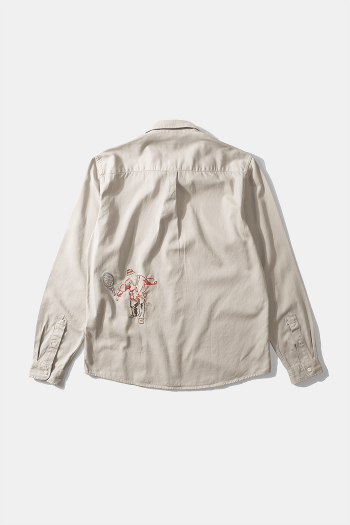 Edmmond studios SPORTING GOODS SHIRT TAUPE Rebajas