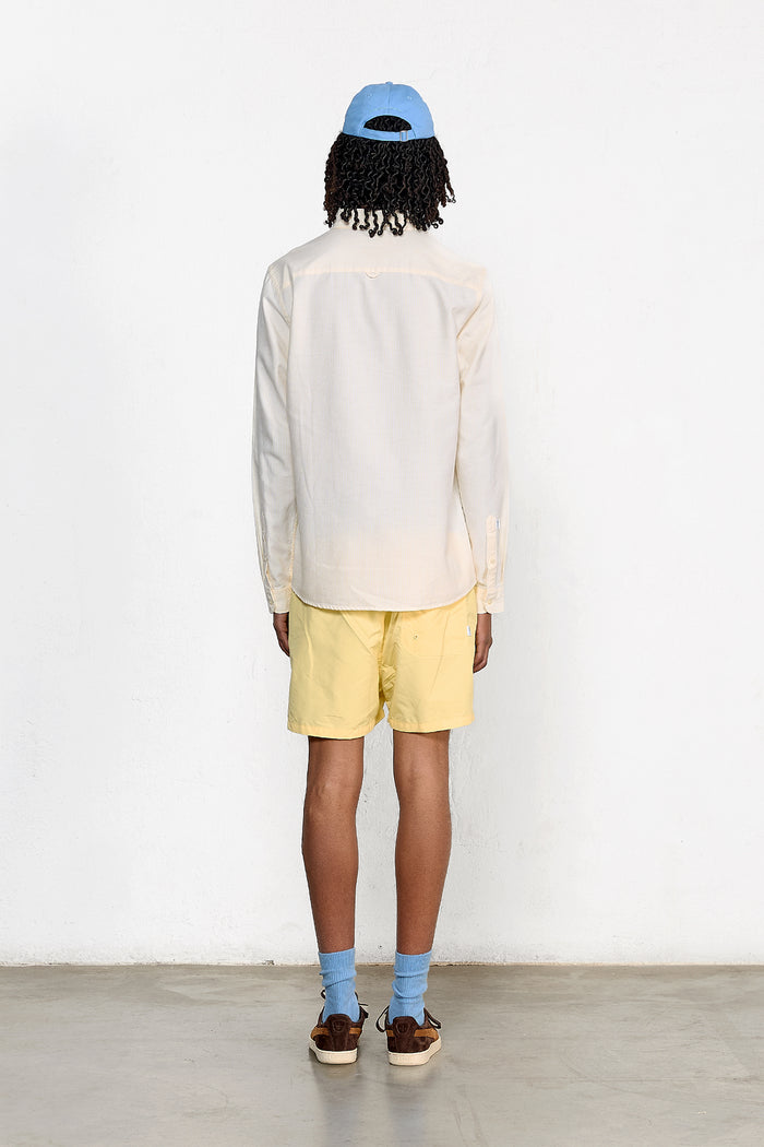 Edmmond studios BD STRIPED SHIRT DUCK YELLOW Tienda