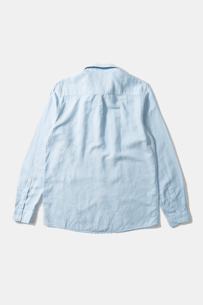 Edmmond studios LINEN SHIRT LIGHT BLUE Oferta especial