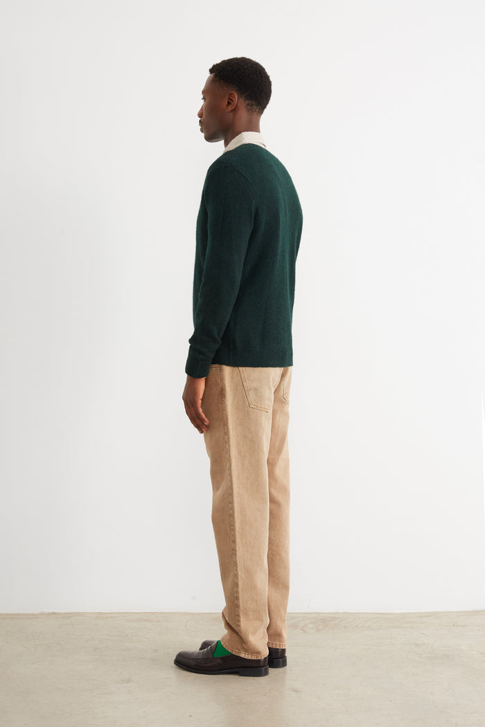 Edmmond studios TENNIS SWEATER DARK GREEN Solo hoy