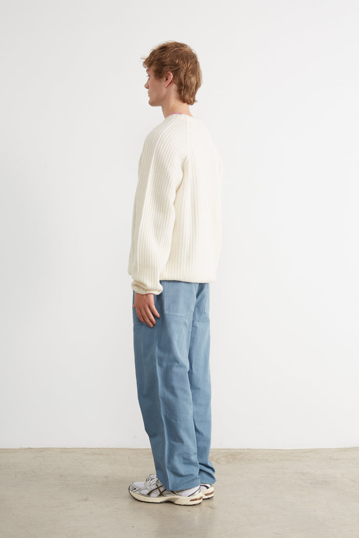 Edmmond studios NEIL SWEATER OFF WHITE Tienda de fábrica