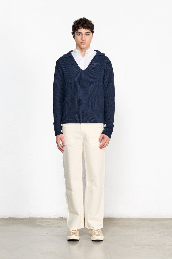 Edmmond studios DOFLEINI SWEATER NAVY Ahorra y exporta